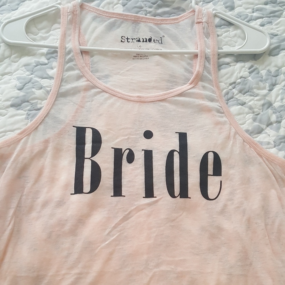 Pink Bride Tank - Picture 2 of 2